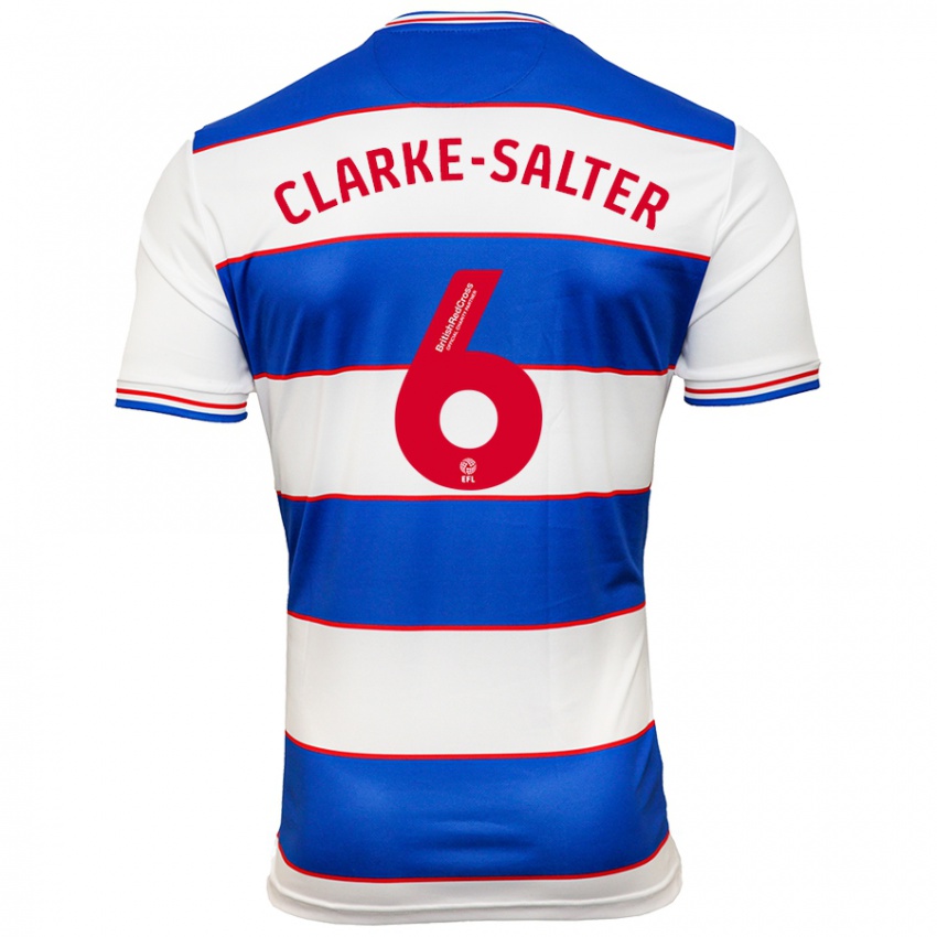 Niño Camiseta Jake Clarke-Salter #6 Blanco Azul 1ª Equipación 2023/24 La Camisa Argentina