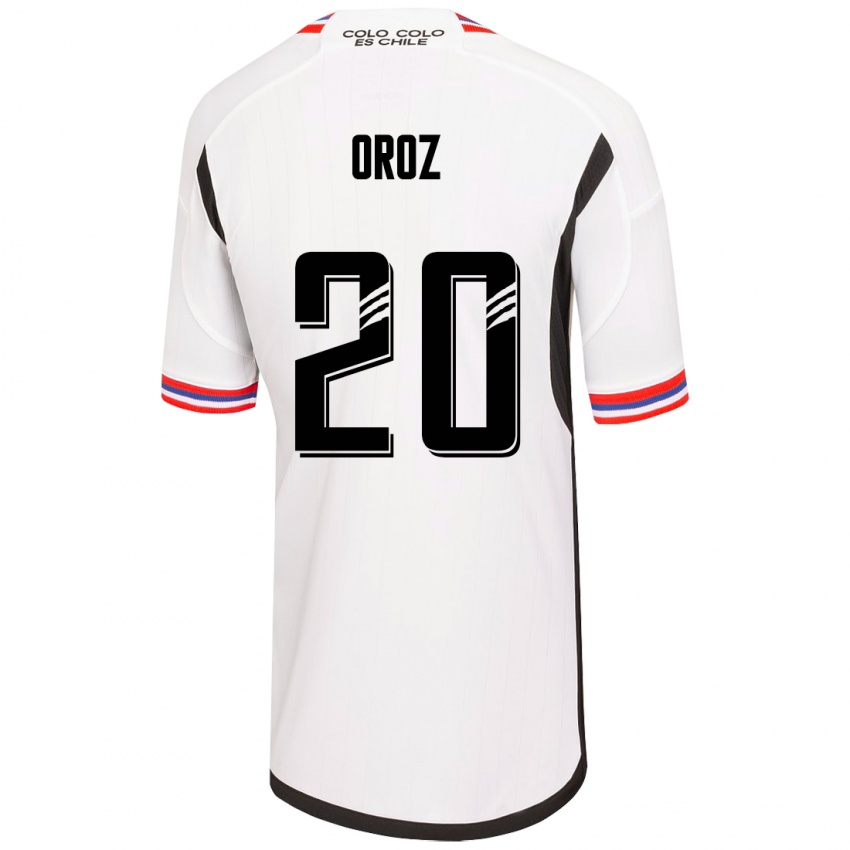 Niño Camiseta Alexander Oroz #20 Blanco 1ª Equipación 2023/24 La Camisa Argentina