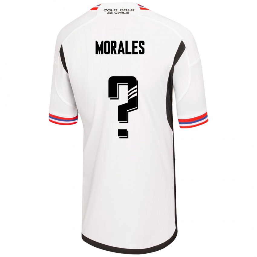 Niño Camiseta Benjamin Morales #0 Blanco 1ª Equipación 2023/24 La Camisa Argentina