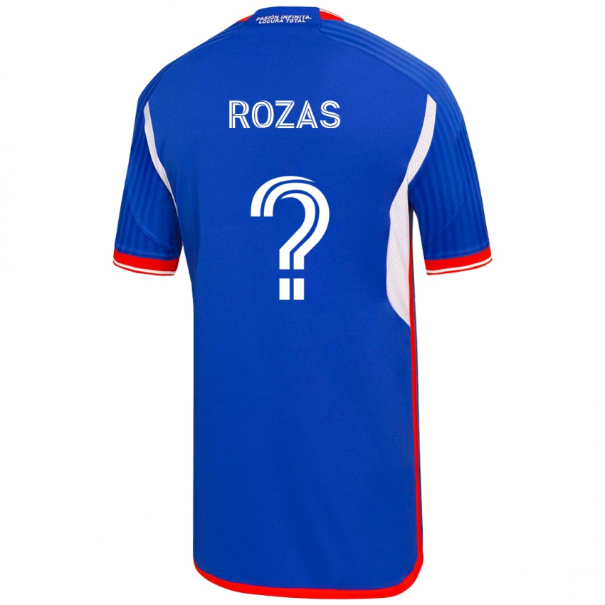 Niño Camiseta Sergio Rozas #0 Azul 1ª Equipación 2023/24 La Camisa Argentina