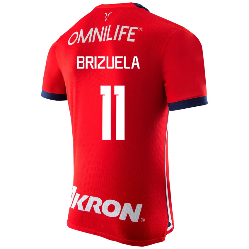 Niño Camiseta Isaác Brizuela #11 Rojo 1ª Equipación 2023/24 La Camisa Argentina