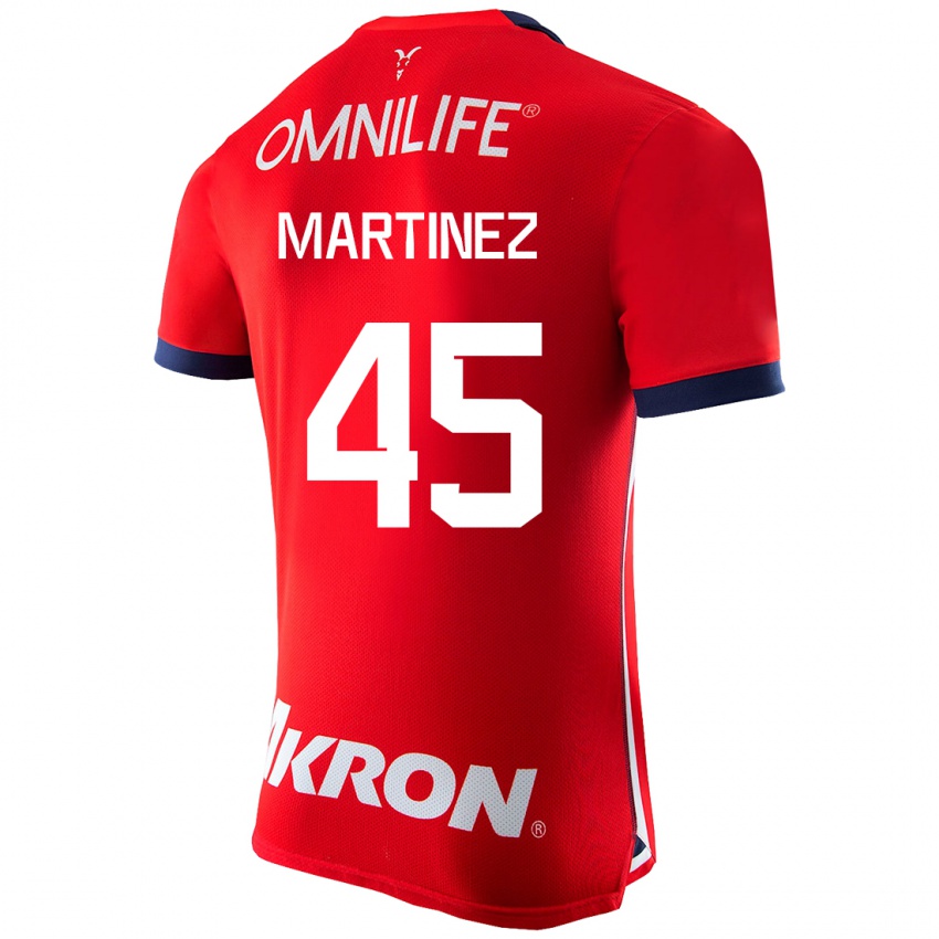 Niño Camiseta Raúl Martínez #45 Rojo 1ª Equipación 2023/24 La Camisa Argentina
