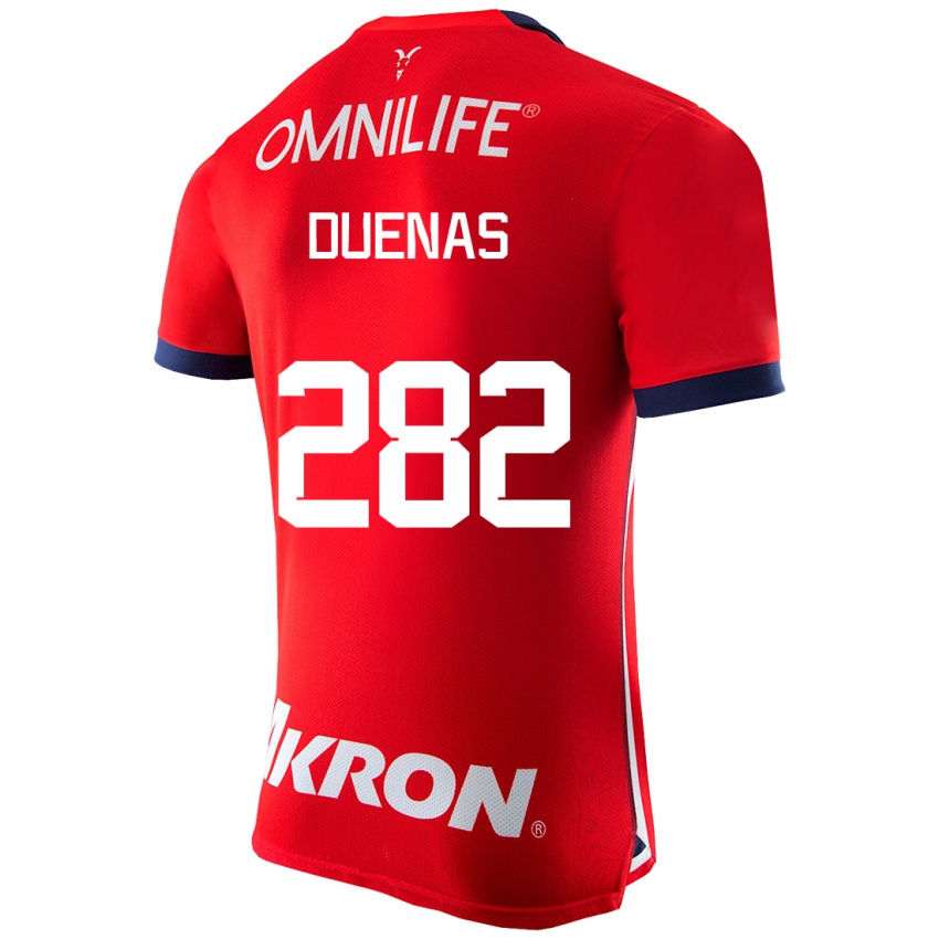 Niño Camiseta Omar Dueñas #282 Rojo 1ª Equipación 2023/24 La Camisa Argentina