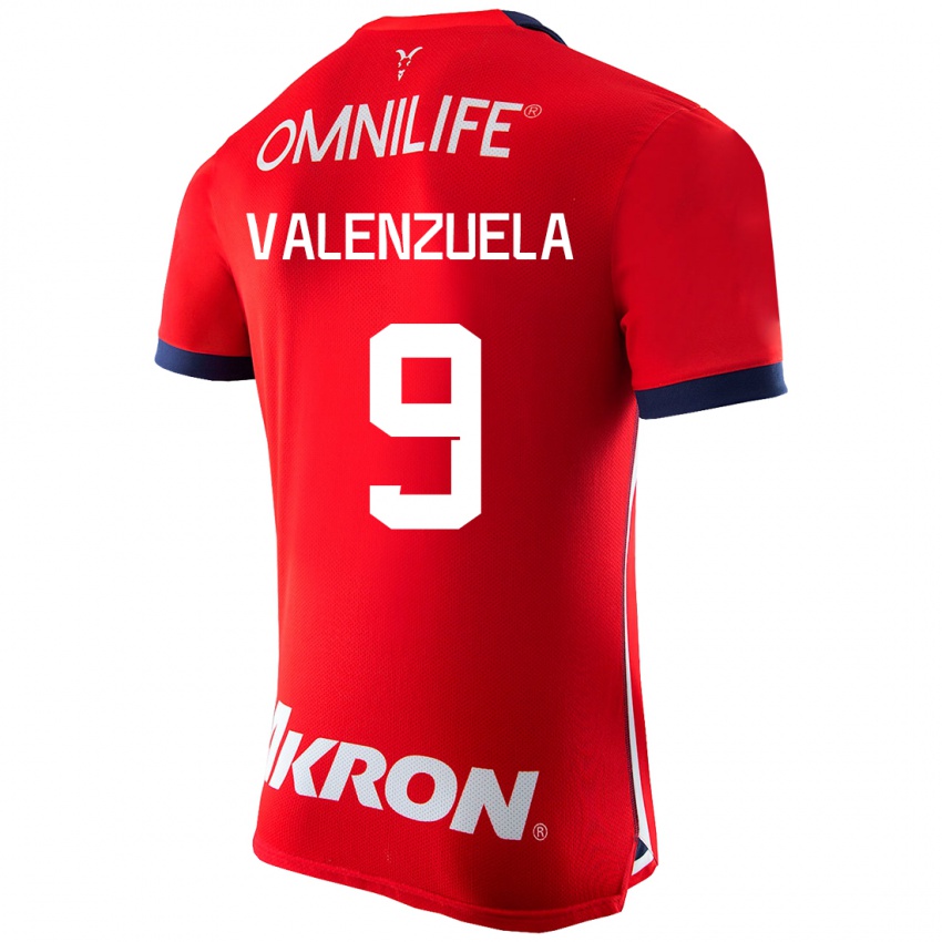 Niño Camiseta Gabriela Valenzuela #9 Rojo 1ª Equipación 2023/24 La Camisa Argentina