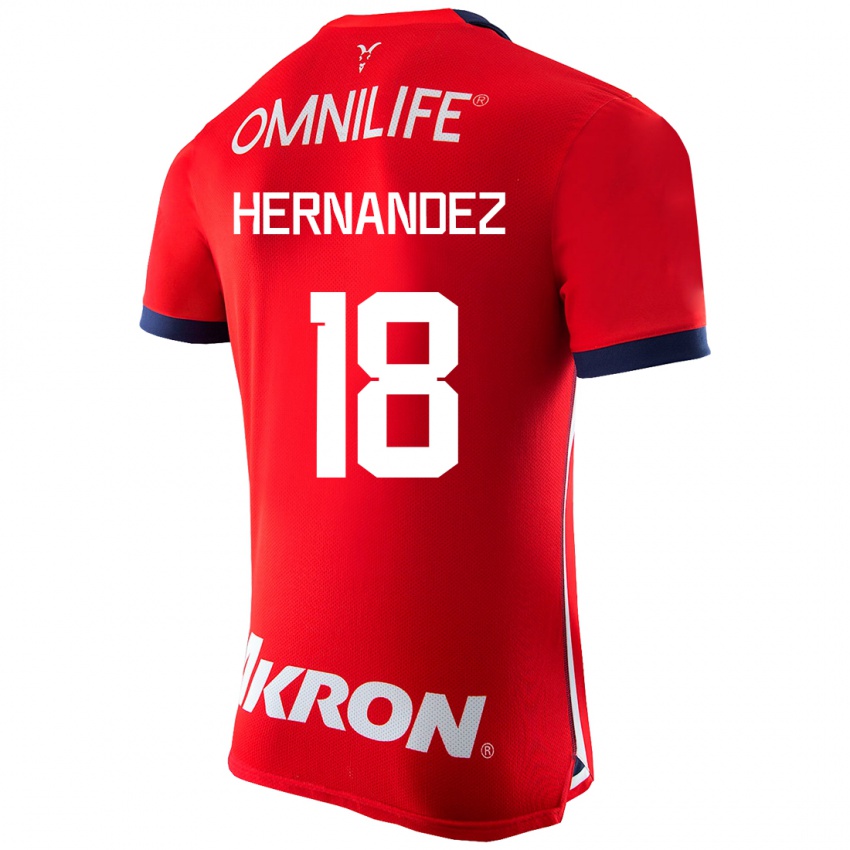 Niño Camiseta Montserrat Hernandez #18 Rojo 1ª Equipación 2023/24 La Camisa Argentina