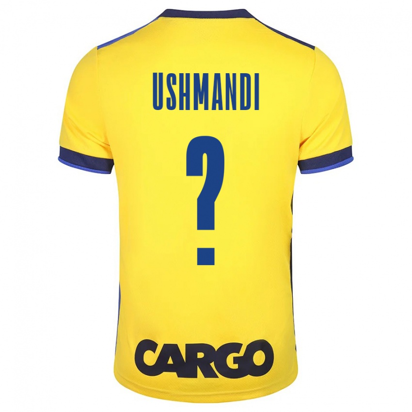 Niño Camiseta Anar Ushmandi #0 Amarillo 1ª Equipación 2023/24 La Camisa Argentina