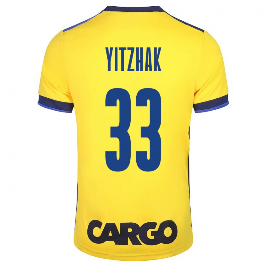 Niño Camiseta Or Yitzhak #33 Amarillo 1ª Equipación 2023/24 La Camisa Argentina