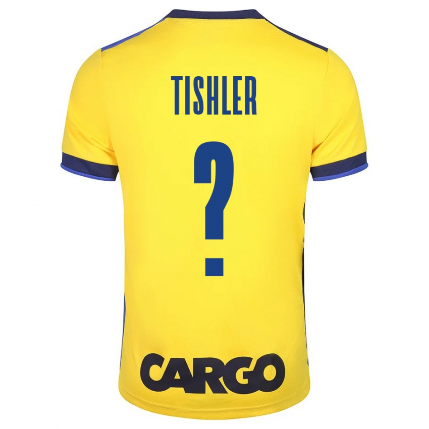 Niño Camiseta Daniel Tishler #0 Amarillo 1ª Equipación 2023/24 La Camisa Argentina