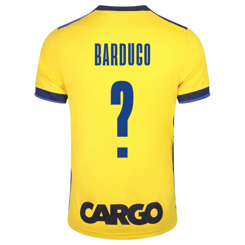 Niño Camiseta Ori Bardugo #0 Amarillo 1ª Equipación 2023/24 La Camisa Argentina