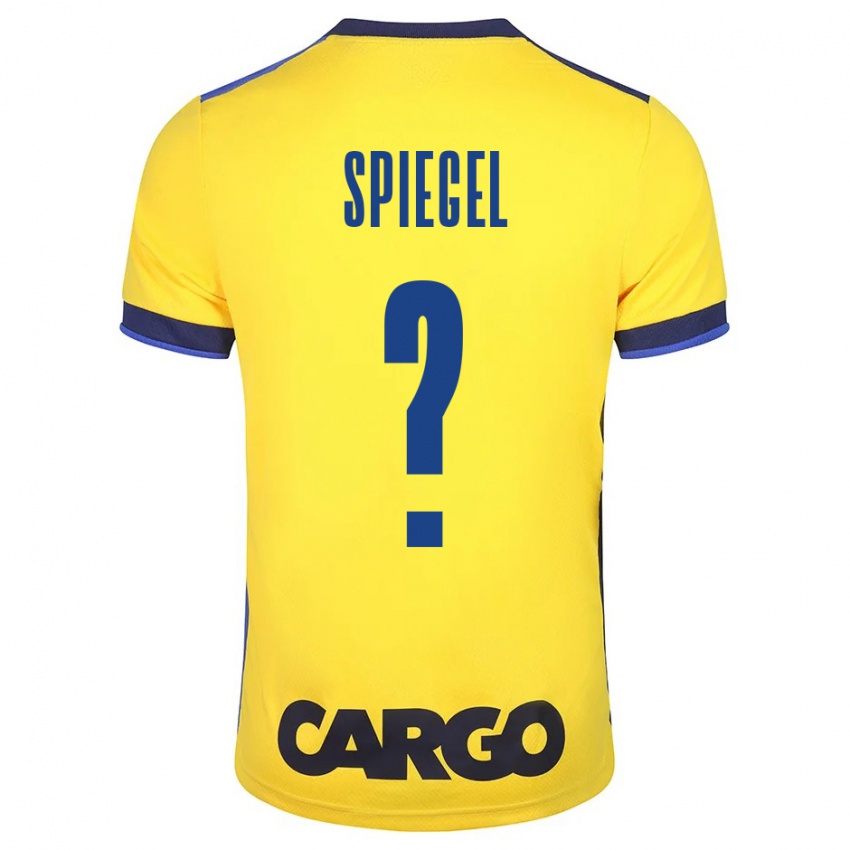 Niño Camiseta Liran Spiegel #0 Amarillo 1ª Equipación 2023/24 La Camisa Argentina