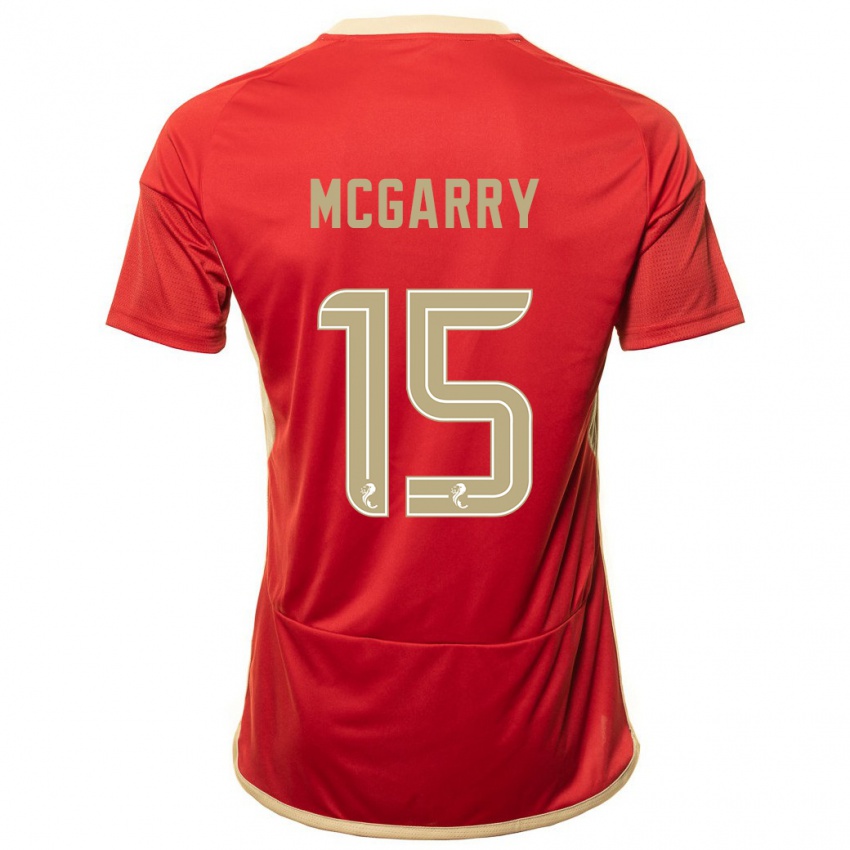 Niño Camiseta James Mcgarry #15 Rojo 1ª Equipación 2023/24 La Camisa Argentina