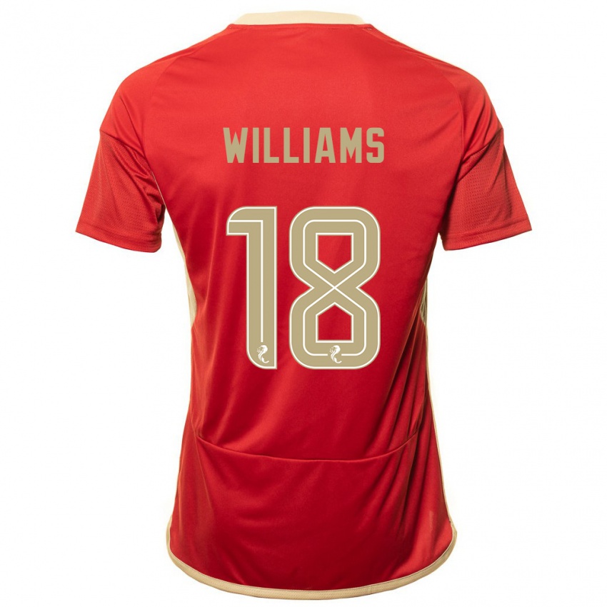 Niño Camiseta Rhys Williams #18 Rojo 1ª Equipación 2023/24 La Camisa Argentina