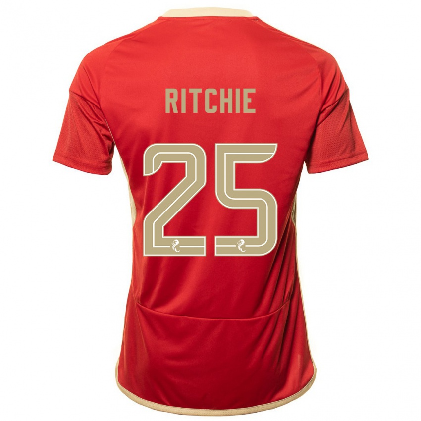 Niño Camiseta Tom Ritchie #25 Rojo 1ª Equipación 2023/24 La Camisa Argentina