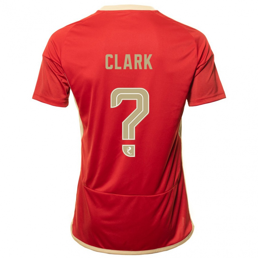 Niño Camiseta Ellis Clark #0 Rojo 1ª Equipación 2023/24 La Camisa Argentina