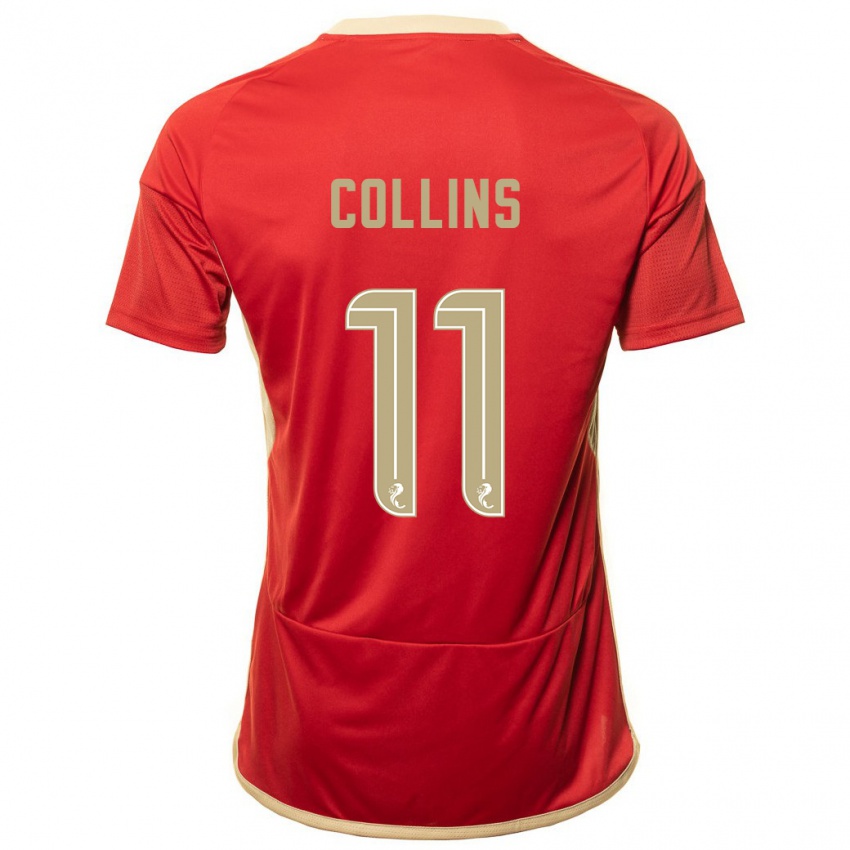 Niño Camiseta Bailley Collins #11 Rojo 1ª Equipación 2023/24 La Camisa Argentina