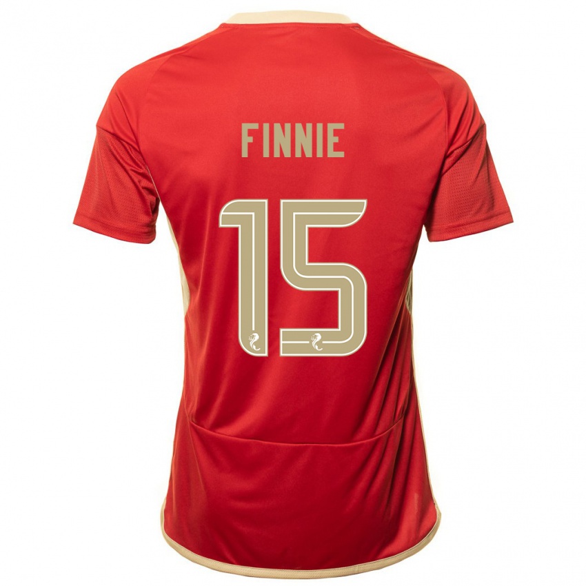 Niño Camiseta Maddison Finnie #15 Rojo 1ª Equipación 2023/24 La Camisa Argentina