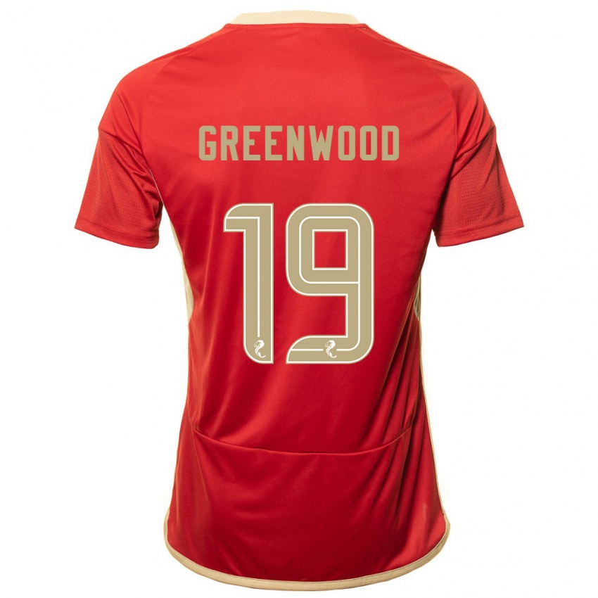 Niño Camiseta Brodie Greenwood #19 Rojo 1ª Equipación 2023/24 La Camisa Argentina