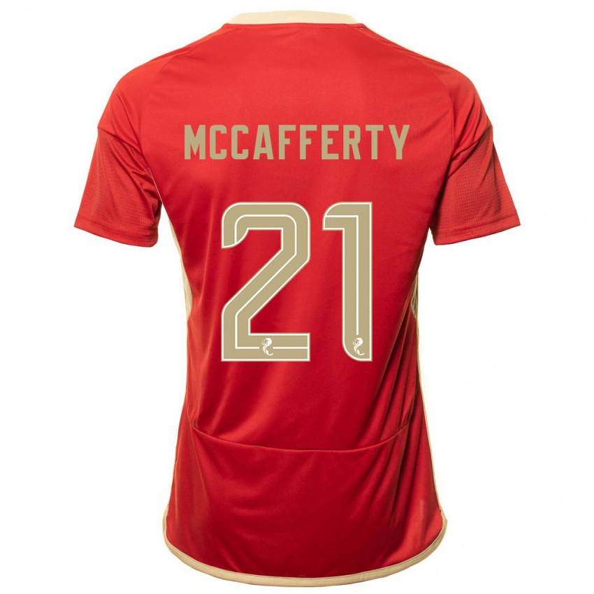 Niño Camiseta Eirinn Mccafferty #21 Rojo 1ª Equipación 2023/24 La Camisa Argentina