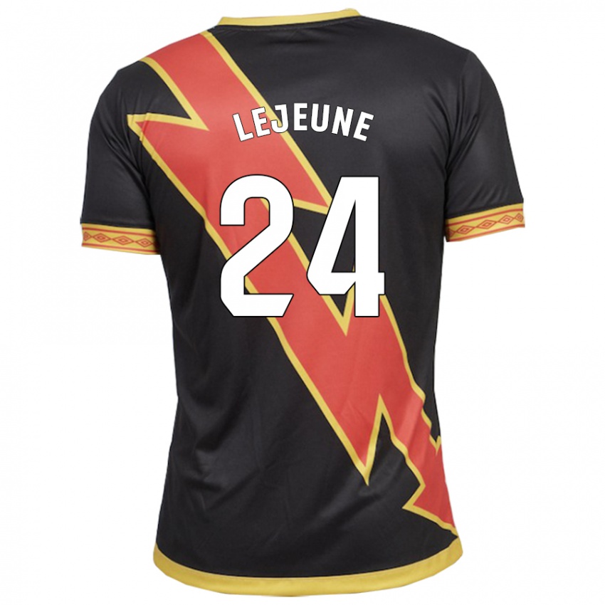 Niño Camiseta Florian Lejeune #24 Negro 2ª Equipación 2023/24 La Camisa Argentina