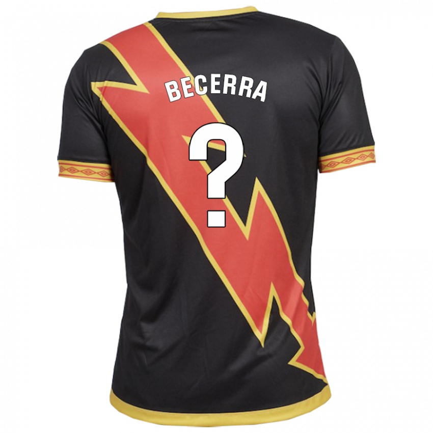 Niño Camiseta Samuel Becerra #0 Negro 2ª Equipación 2023/24 La Camisa Argentina