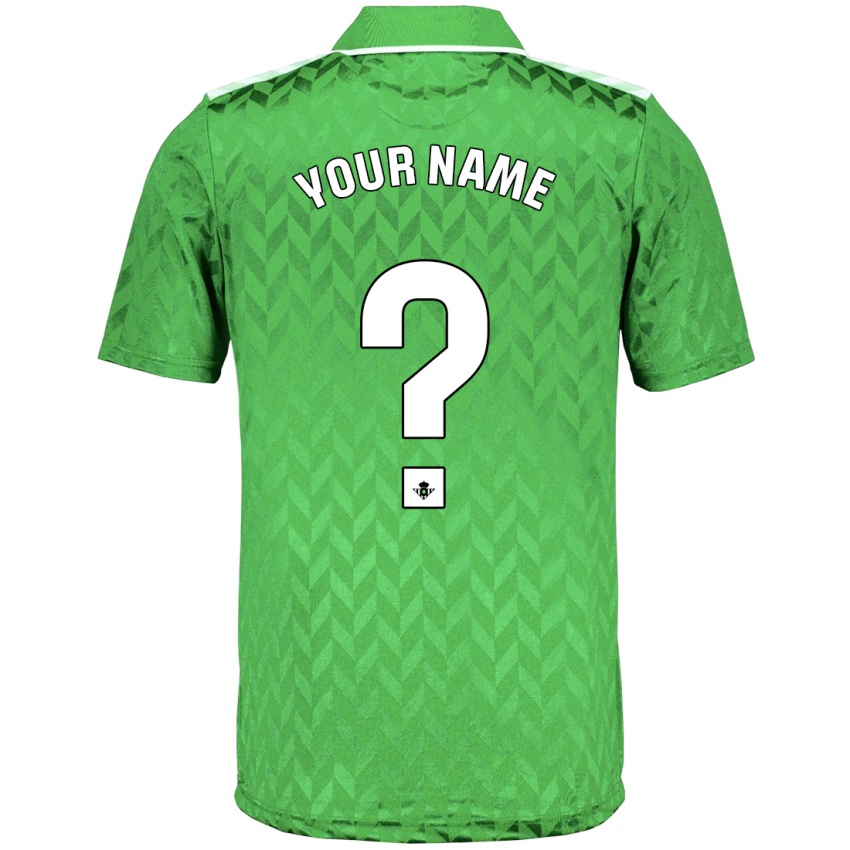 Niño Camiseta Su Nombre #0 Verde 2ª Equipación 2023/24 La Camisa Argentina