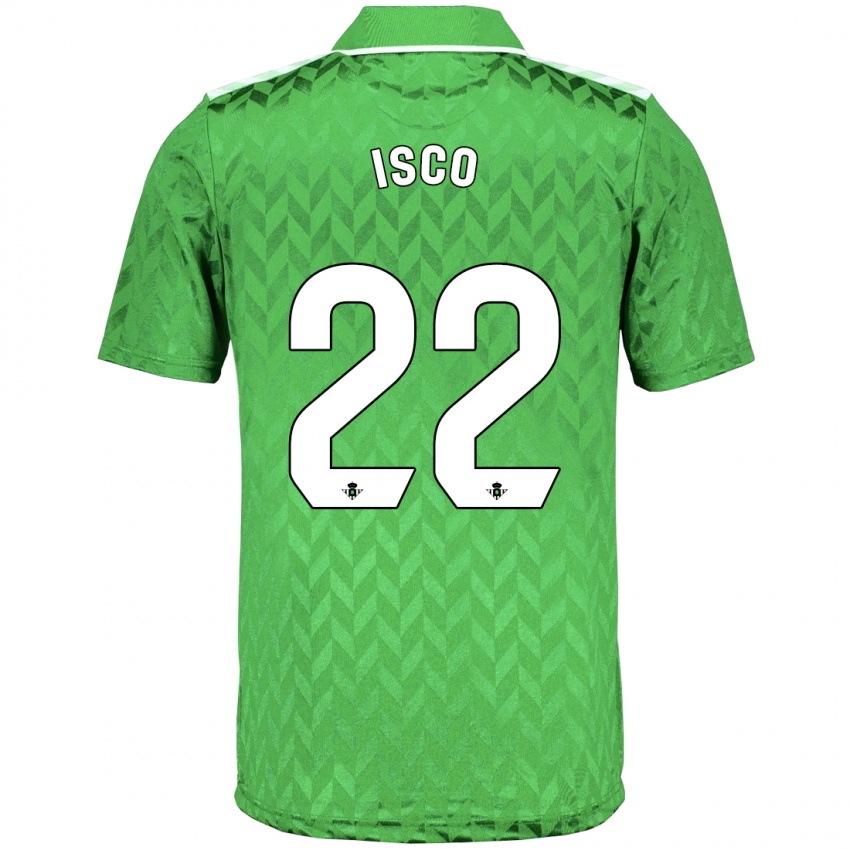 Niño Camiseta Isco #22 Verde 2ª Equipación 2023/24 La Camisa Argentina