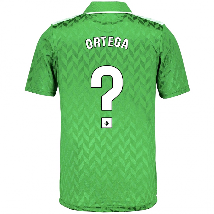 Niño Camiseta José María Ortega #0 Verde 2ª Equipación 2023/24 La Camisa Argentina