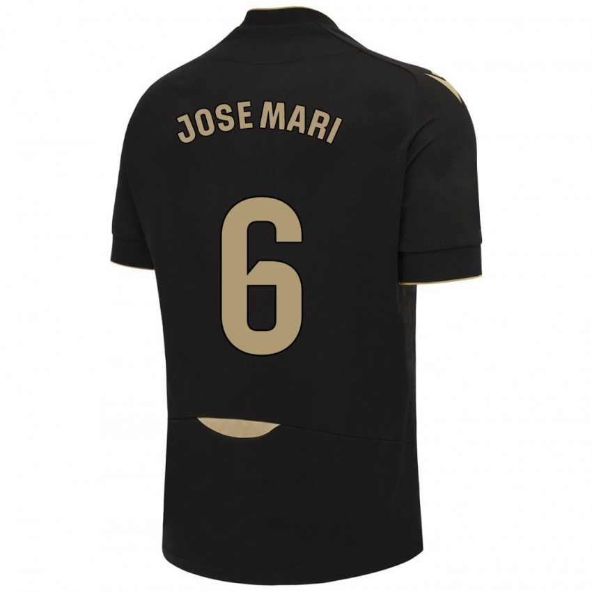 Niño Camiseta José Mari #6 Negro 2ª Equipación 2023/24 La Camisa Argentina