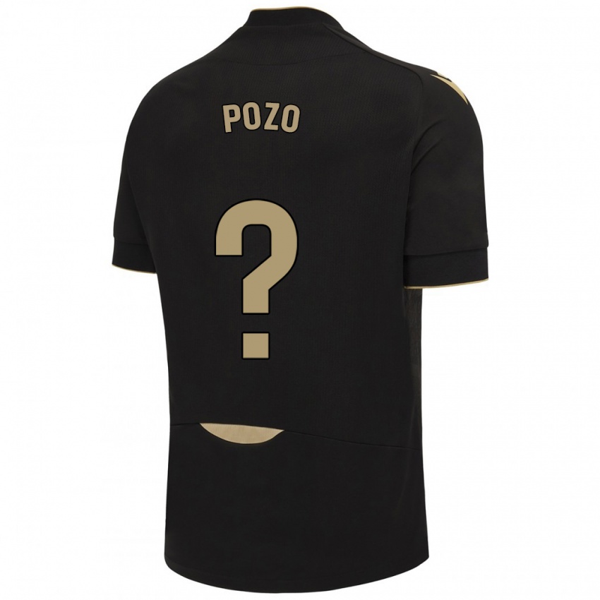 Niño Camiseta Nicholas Pozo #0 Negro 2ª Equipación 2023/24 La Camisa Argentina