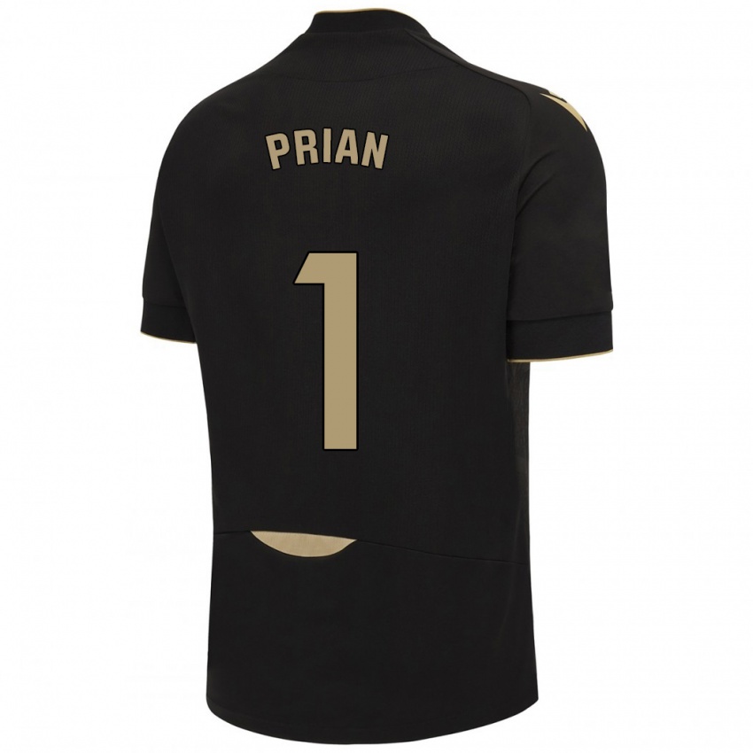 Niño Camiseta Ana María Prián Pereira #1 Negro 2ª Equipación 2023/24 La Camisa Argentina