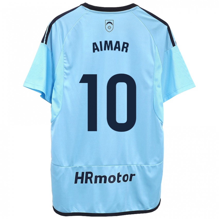 Niño Camiseta Aimar Oroz #10 Azul 2ª Equipación 2023/24 La Camisa Argentina