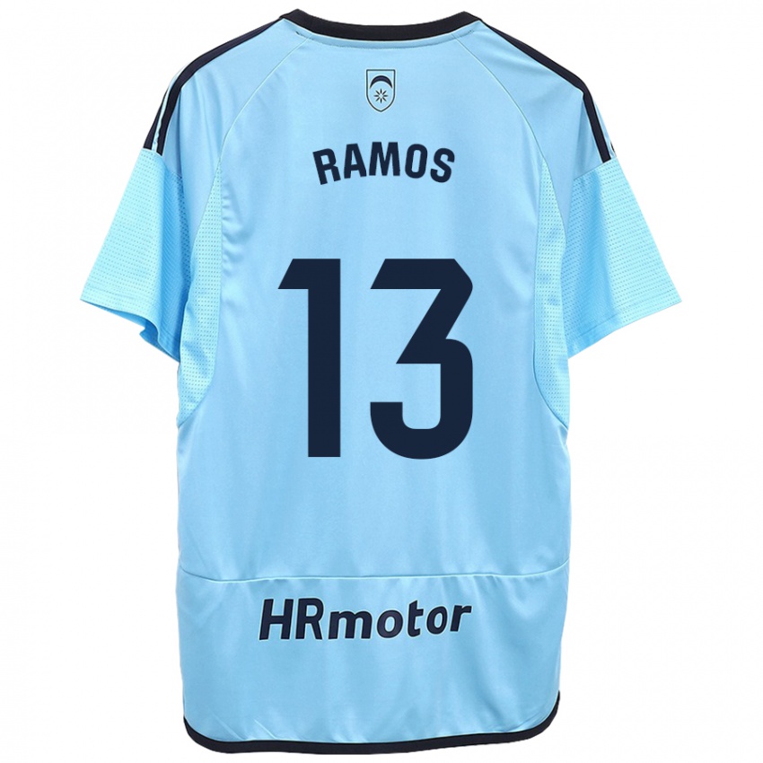 Niño Camiseta Darío Ramos #13 Azul 2ª Equipación 2023/24 La Camisa Argentina