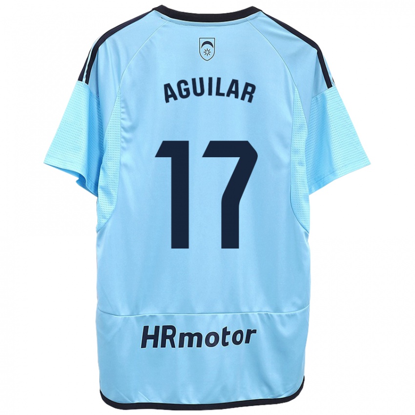 Niño Camiseta Eneko Aguilar #17 Azul 2ª Equipación 2023/24 La Camisa Argentina
