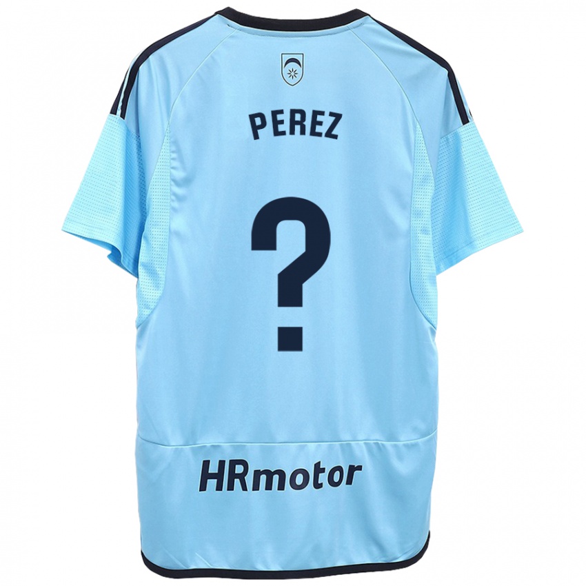 Niño Camiseta Bruno Perez #0 Azul 2ª Equipación 2023/24 La Camisa Argentina
