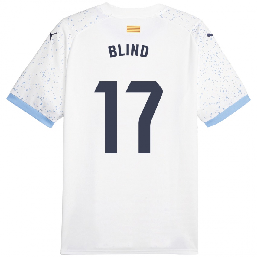 Niño Camiseta Daley Blind #17 Blanco 2ª Equipación 2023/24 La Camisa Argentina