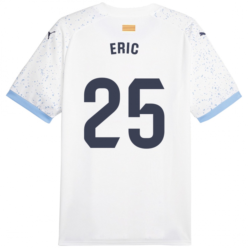 Niño Camiseta Eric Garcia #25 Blanco 2ª Equipación 2023/24 La Camisa Argentina