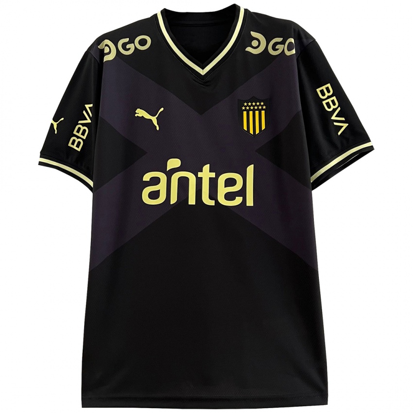 Niño Camiseta Yonatthan Rak #15 Negro 2ª Equipación 2023/24 La Camisa Argentina