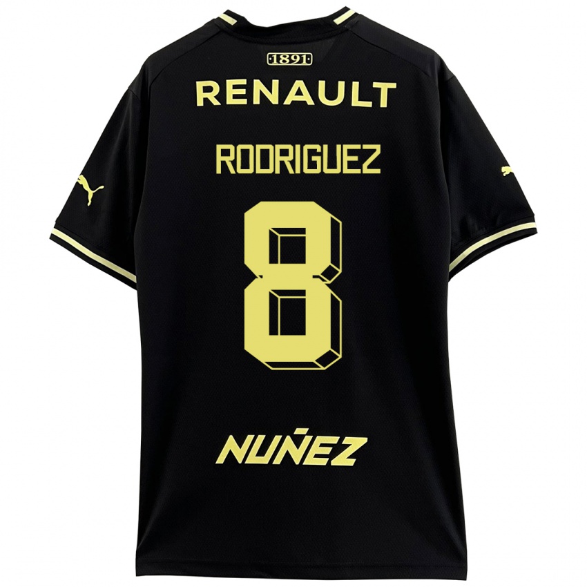 Niño Camiseta Sebastián Rodríguez #8 Negro 2ª Equipación 2023/24 La Camisa Argentina