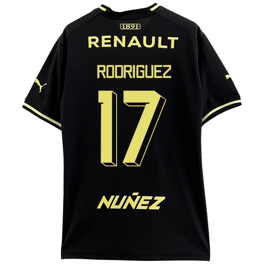 Niño Camiseta Valentín Rodríguez #17 Negro 2ª Equipación 2023/24 La Camisa Argentina