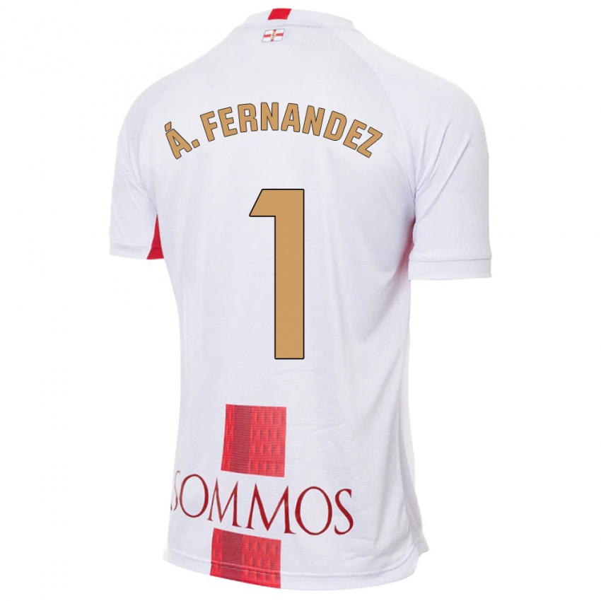 Niño Camiseta Álvaro Fernández #1 Blanco 2ª Equipación 2023/24 La Camisa Argentina