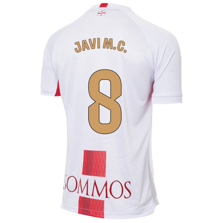 Niño Camiseta Javi Martínez #8 Blanco 2ª Equipación 2023/24 La Camisa Argentina