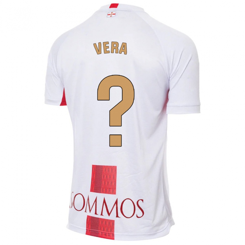 Niño Camiseta Ángel Vera #0 Blanco 2ª Equipación 2023/24 La Camisa Argentina