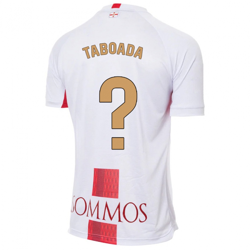 Niño Camiseta Héctor Taboada #0 Blanco 2ª Equipación 2023/24 La Camisa Argentina