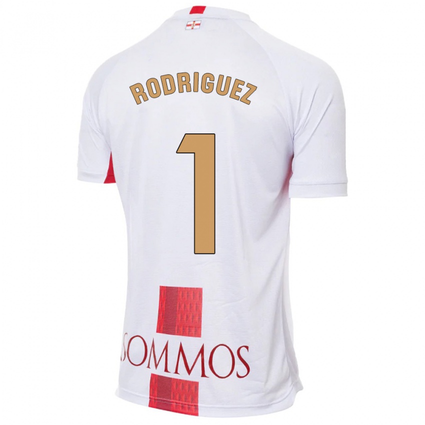 Niño Camiseta Nuria Rodríguez #1 Blanco 2ª Equipación 2023/24 La Camisa Argentina