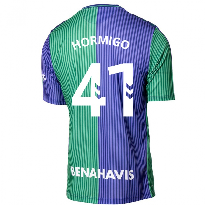 Niño Camiseta Cintia Hormigo #41 Verde Azul 2ª Equipación 2023/24 La Camisa Argentina