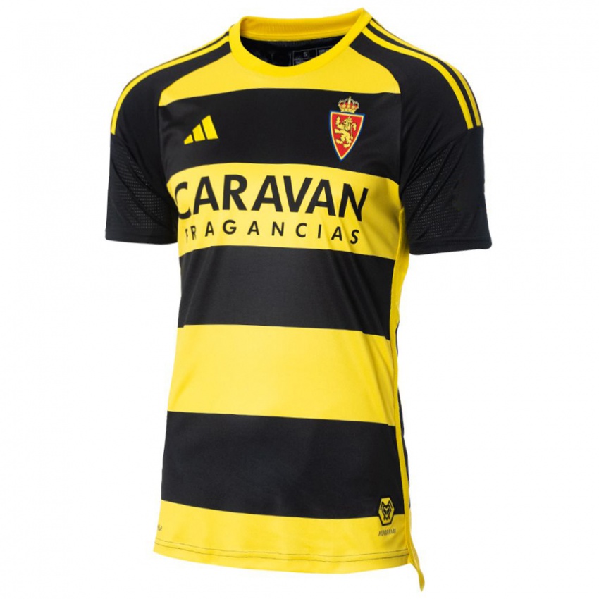 Niño Camiseta Cristian Álvarez #1 Negro Amarillo 2ª Equipación 2023/24 La Camisa Argentina