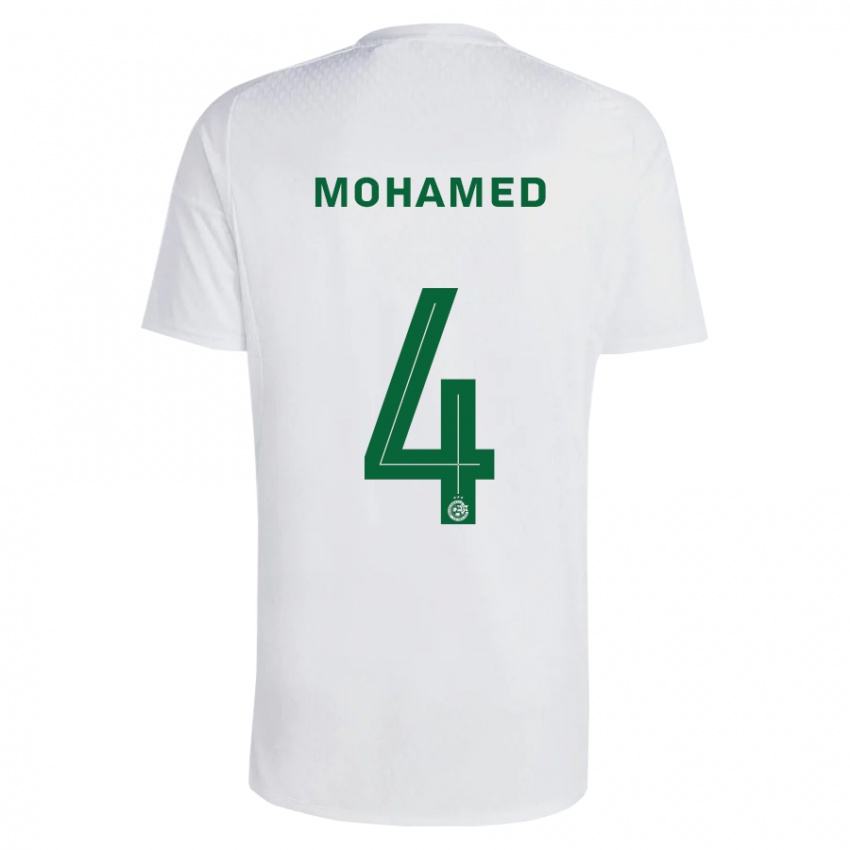 Niño Camiseta Ali Mohamed #4 Verde Azul 2ª Equipación 2023/24 La Camisa Argentina