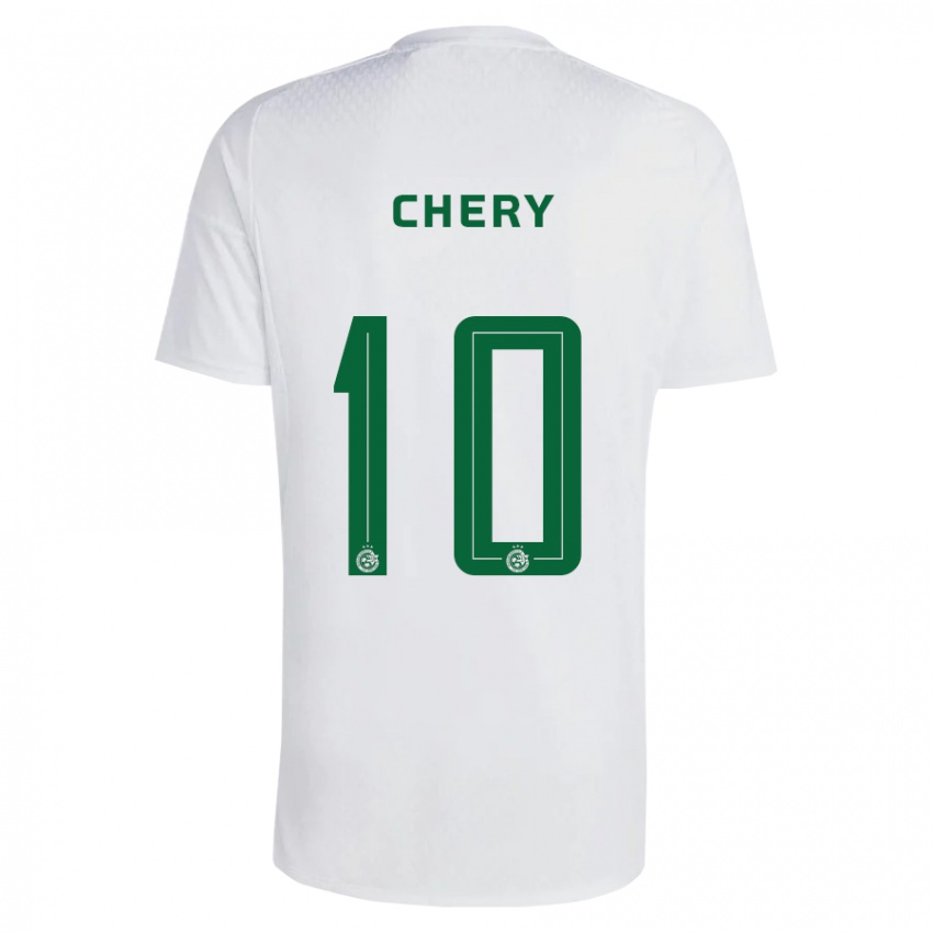 Niño Camiseta Tjaronn Chery #10 Verde Azul 2ª Equipación 2023/24 La Camisa Argentina