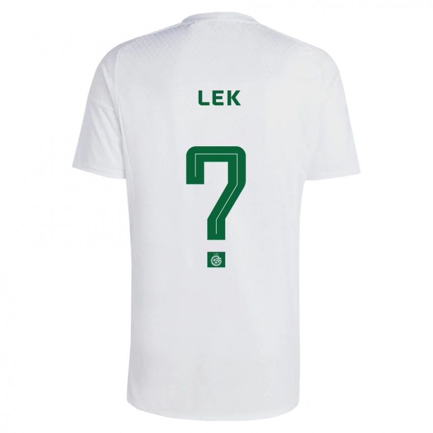 Niño Camiseta Einan Lek #0 Verde Azul 2ª Equipación 2023/24 La Camisa Argentina