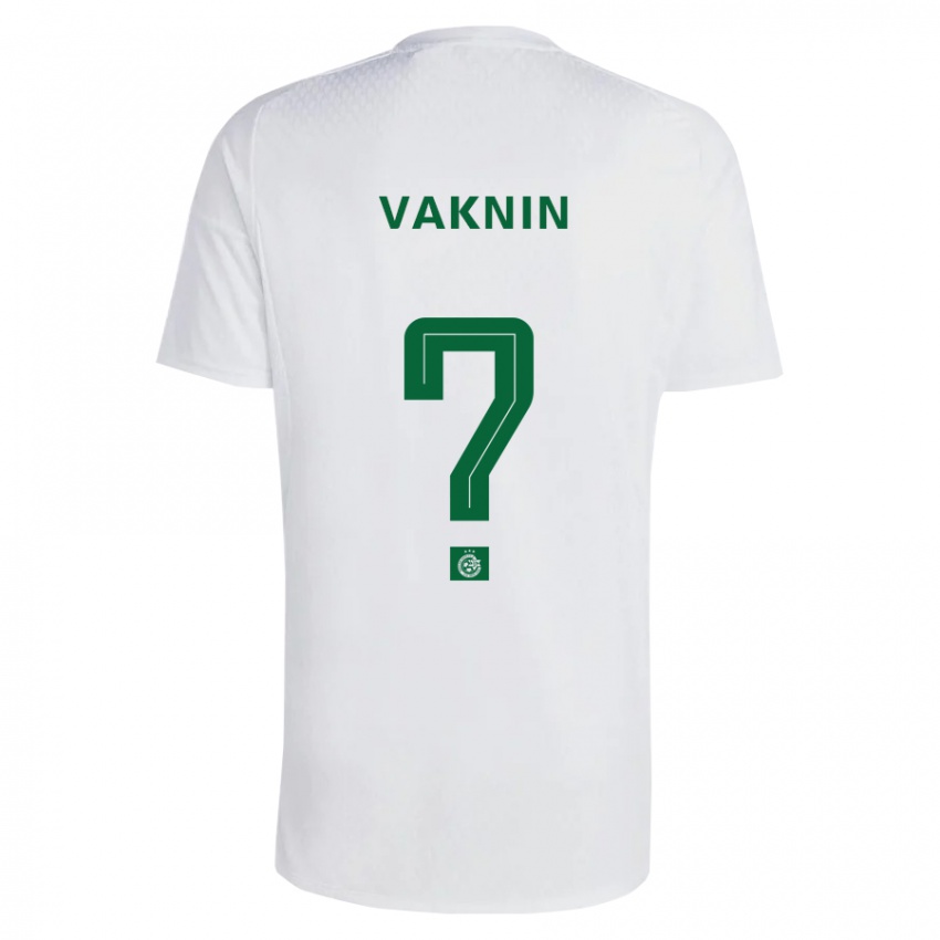 Niño Camiseta Raz Vaknin #0 Verde Azul 2ª Equipación 2023/24 La Camisa Argentina